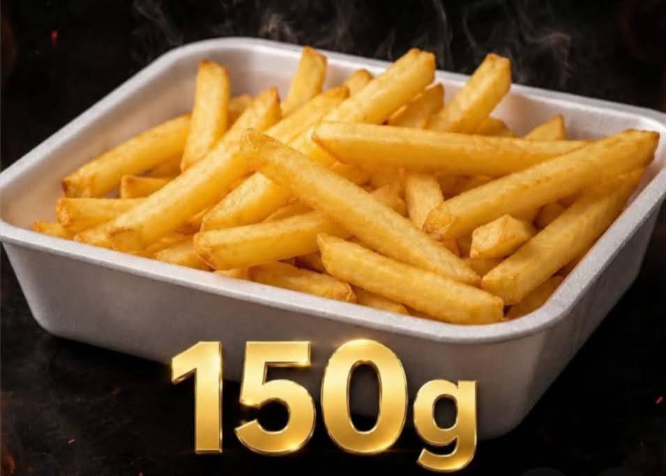 Porção de batata frita crocante de 150g